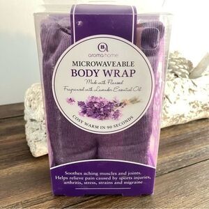Aroma Home Microwaveable Body Wrap Purple Lavender